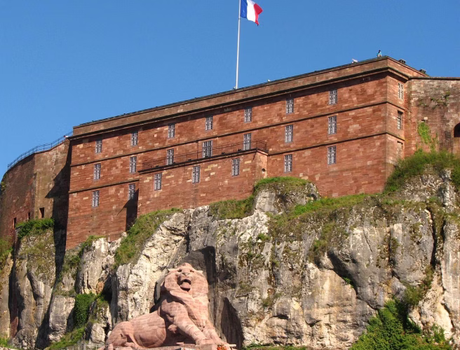 Vue du Fort de Belfort, lieu du festival